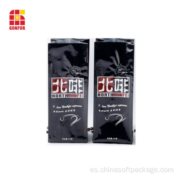 Bolsa de café personalizada de 250 g con válvula de aire